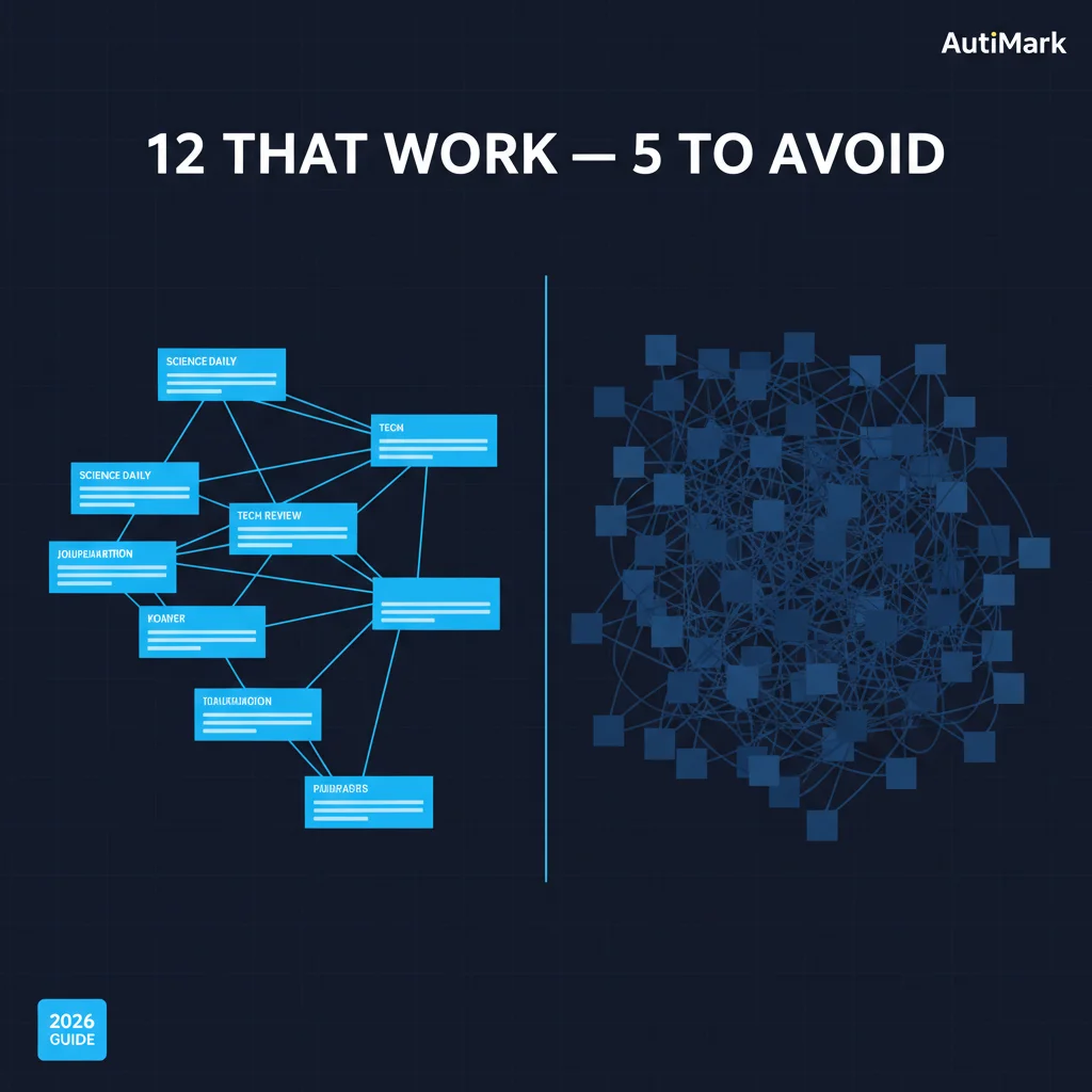 link building strategies comparison chart 2026